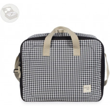 Maleta I love Vichy negro de Walking Mum